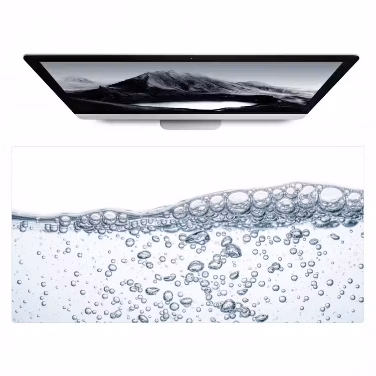 Luchtbellen - Water - Dynamisch Muismat XXL klein -zzz3d