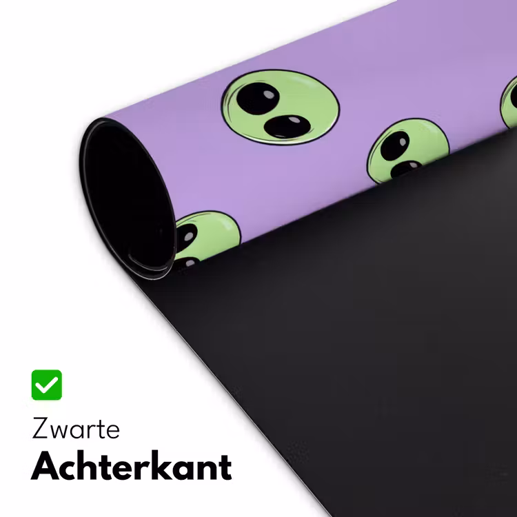 Alien - Retro - Lila Muismat XXL klein 681 -sfeer2