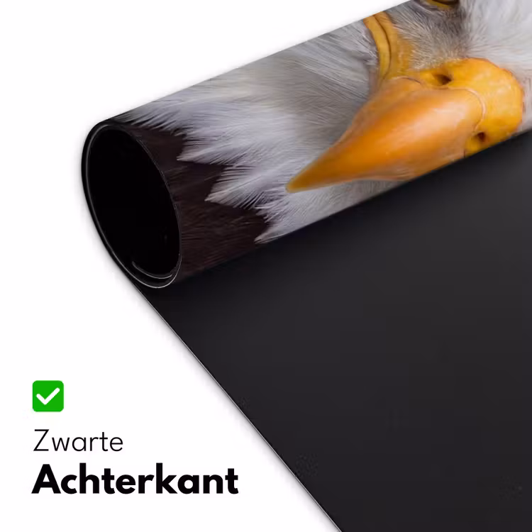 Amerikaans - Zeearend - Portret - Geel Muismat XXL klein -sfeer2
