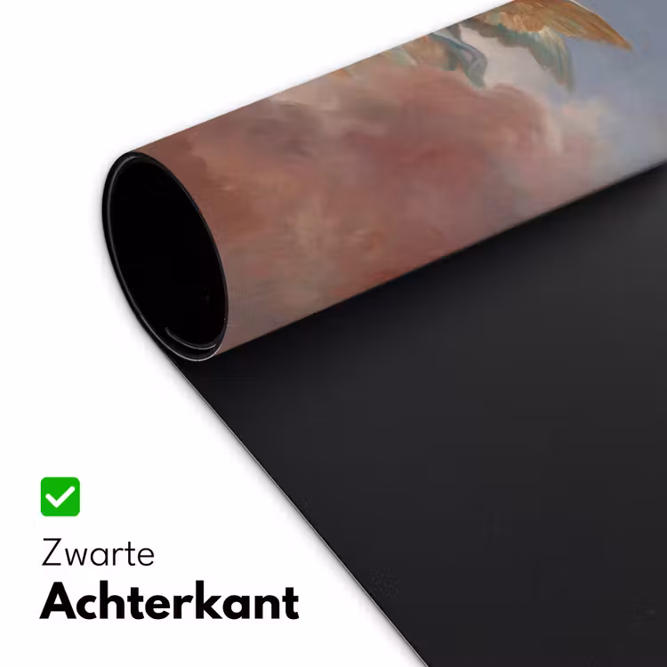 Engel - Pijl en boog - Mythologie - Klassiek Muismat XXL klein -sfeer2