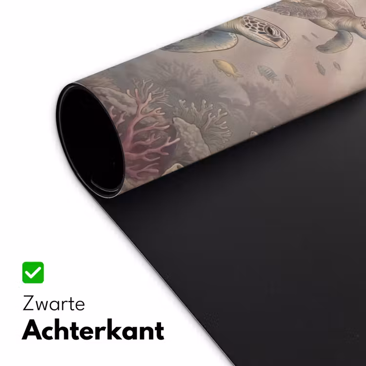 Dier - Onderwater - Oceaan - Illustratie - Zeeleven Muismat XXL klein -sfeer2