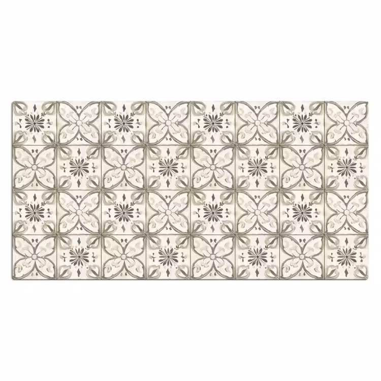Antiek - Tegel - Beige Muismat XXL klein 681 -3d_leeg