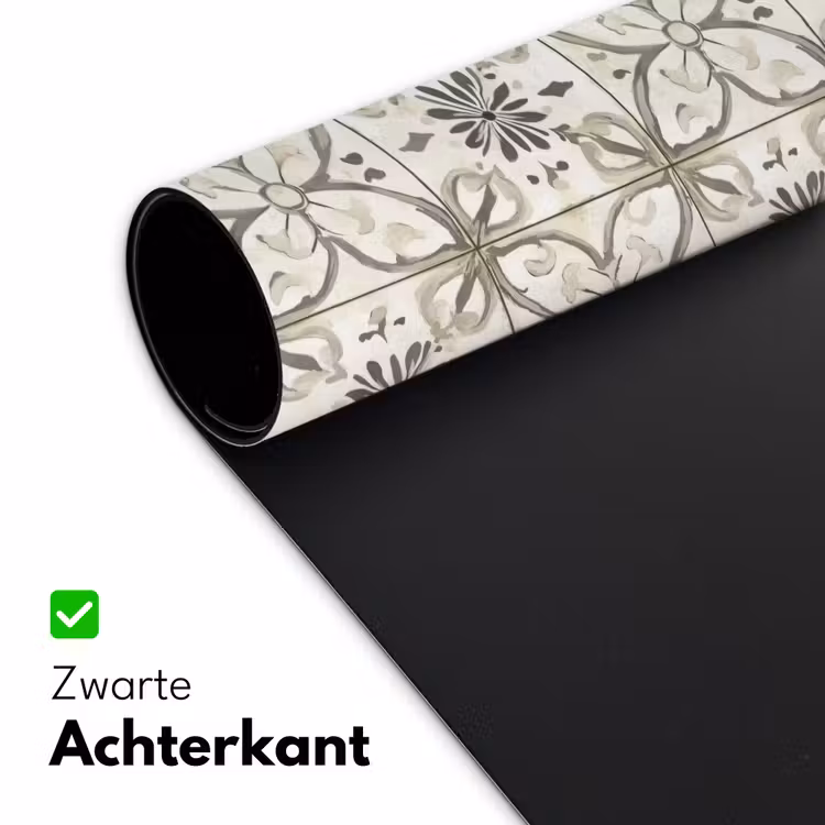 Antiek - Tegel - Beige Muismat XXL klein 681 -sfeer2