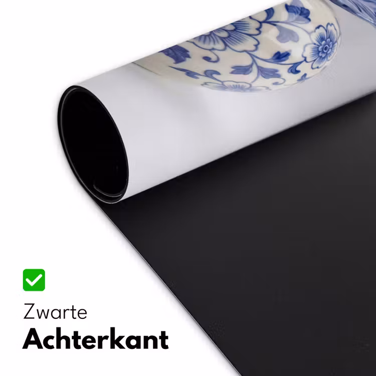 Appel - Blauw - Klassiek Muismat XXL klein -sfeer2