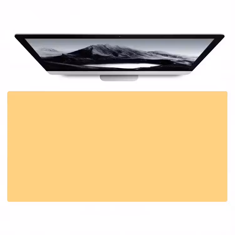 Apricot - Ice - Oranje Muismat XXL klein 681 -zzz3d
