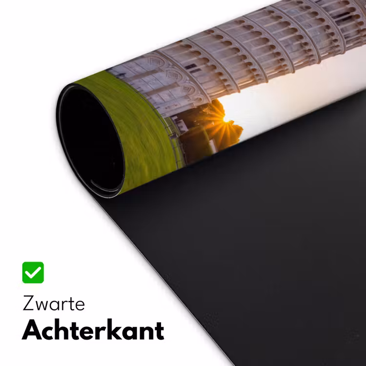 Architectuur - Toren - Pisa - Italië - Zonsondergang Muismat XXL klein -sfeer2