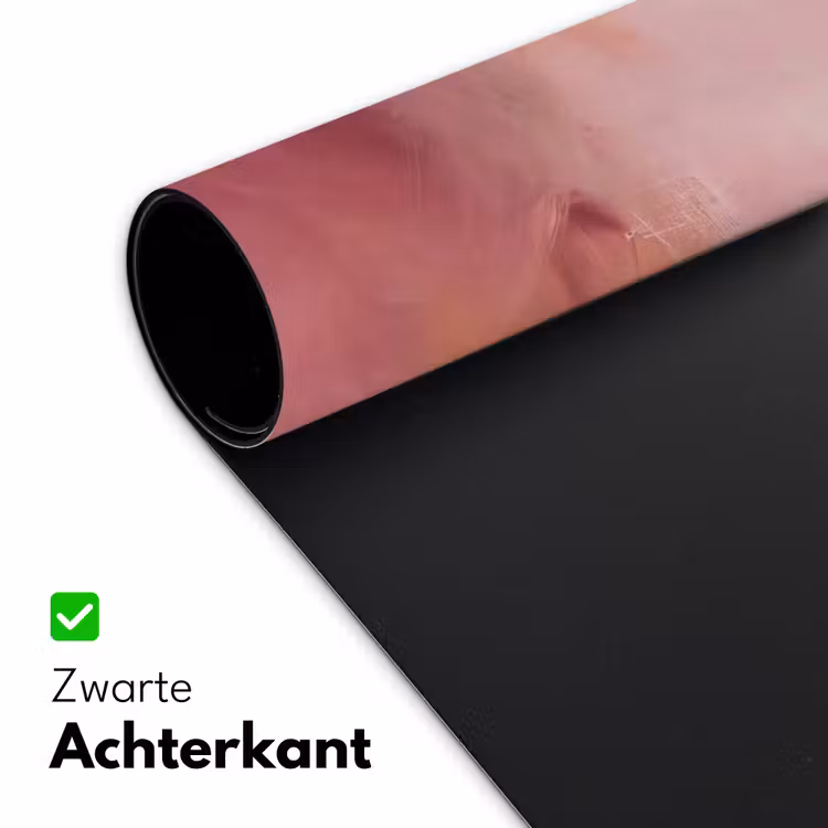Kunst - Vloeiend - Pastel - Abstract Muismat XXL klein -sfeer2