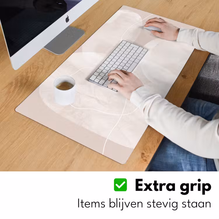 Desk Mat - Art - Lines - Modern - Kunst - Lijnen - Modern Muismat XXL klein