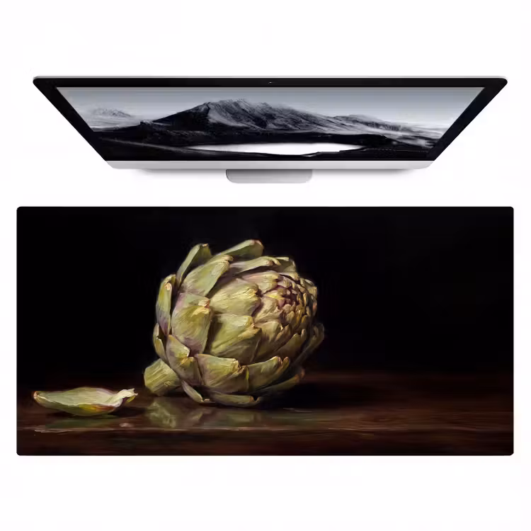 Desk Mat - Artichoke - Food - Classic - Artichok - Eten - Klassiek Muismat XXL klein
