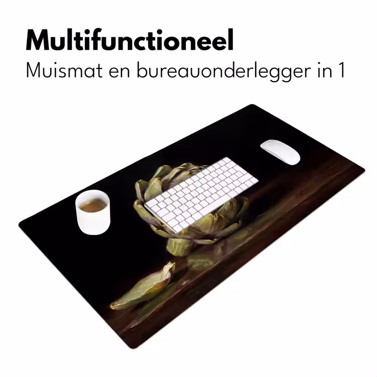 Desk Mat - Artichoke - Food - Classic - Artichok - Eten - Klassiek Muismat XXL klein