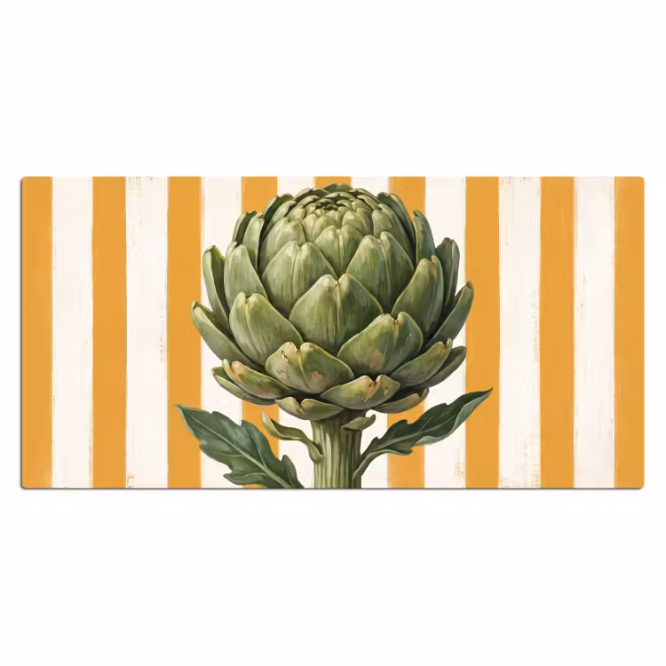 Desk Mat - Artichoke - Modern - Vegetable - Artisjok - Modern - Groente Muismat XXL klein