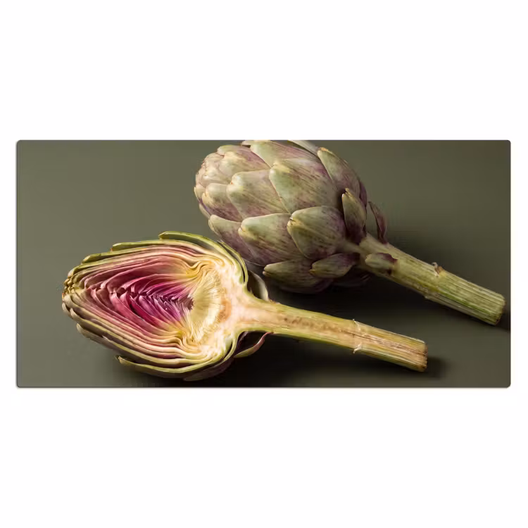 Desk Mat - Artichoke - Purple - Food - Artisjok - Paars - Voedsel Muismat XXL klein