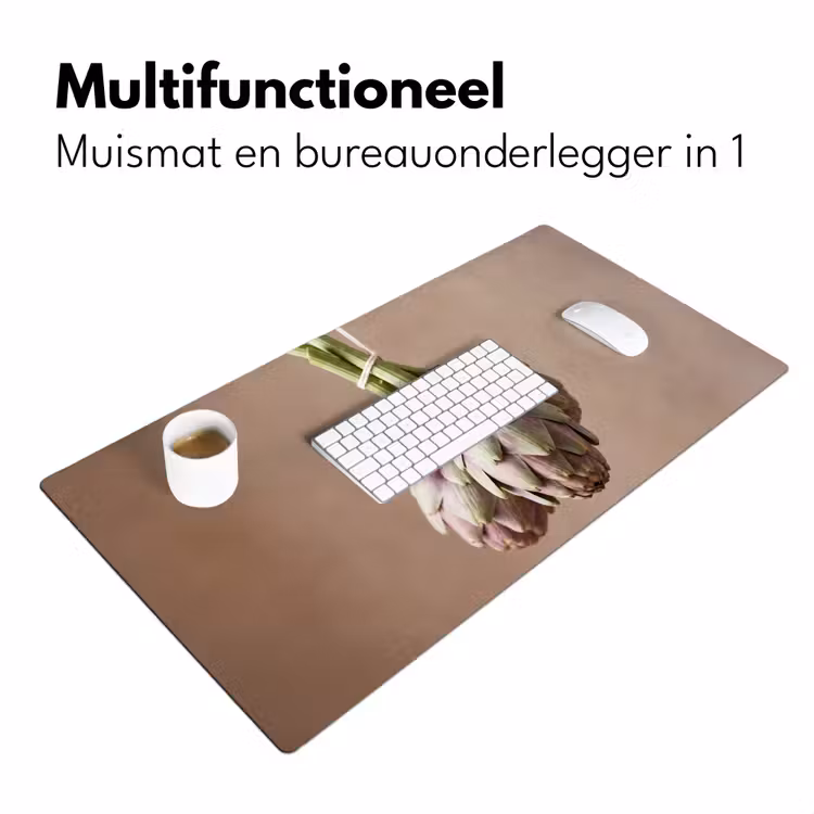 Desk Mat - Artichokes - Hanging - Vegetables - Artisjokken - Hangend - Groenten Muismat XXL klein