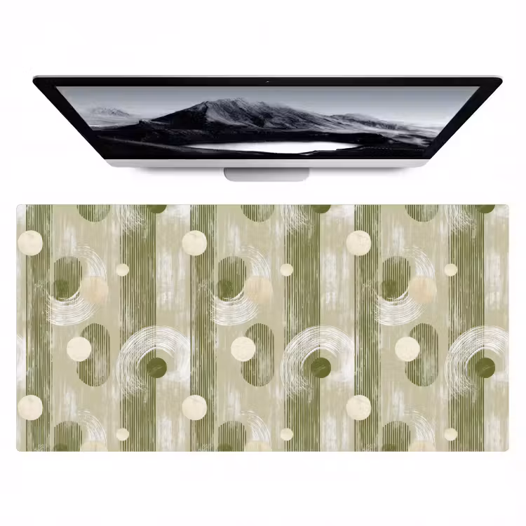 Artistiek - Modern - Groen Muismat XXL klein 681 -zzz3d