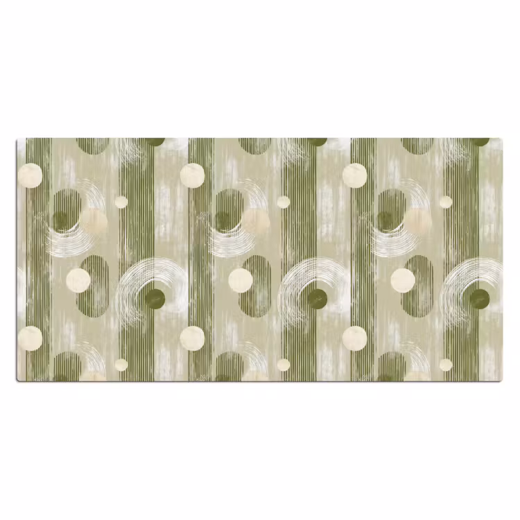 Artistiek - Modern - Groen Muismat XXL klein 681 -3d_leeg