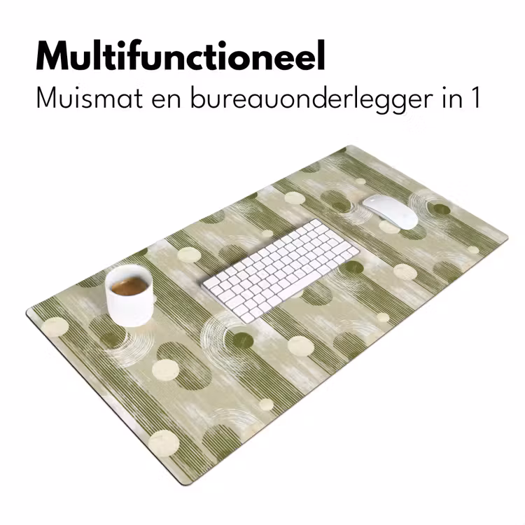 Artistiek - Modern - Groen Muismat XXL klein 681 -sfeer4