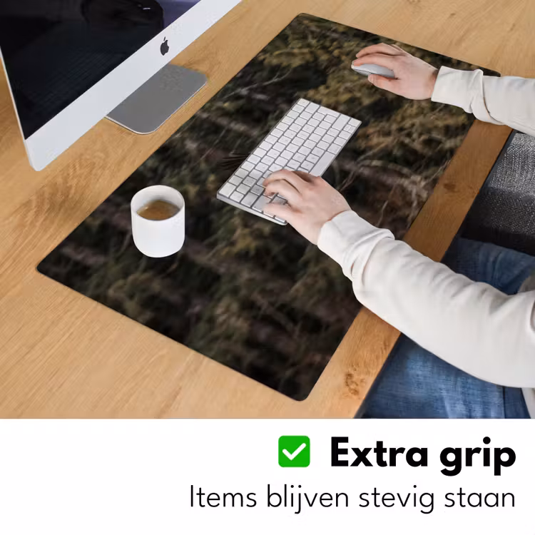 Zeearend - Vliegen - Bos - Natuur Muismat XXL klein -sfeer3