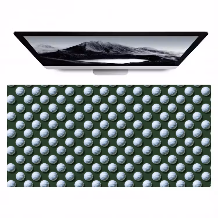 Ballen - Golf - Groen Muismat XXL klein 681 -zzz3d