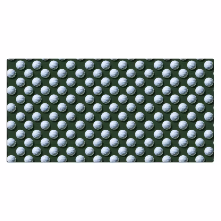 Ballen - Golf - Groen Muismat XXL klein 681 -3d_leeg