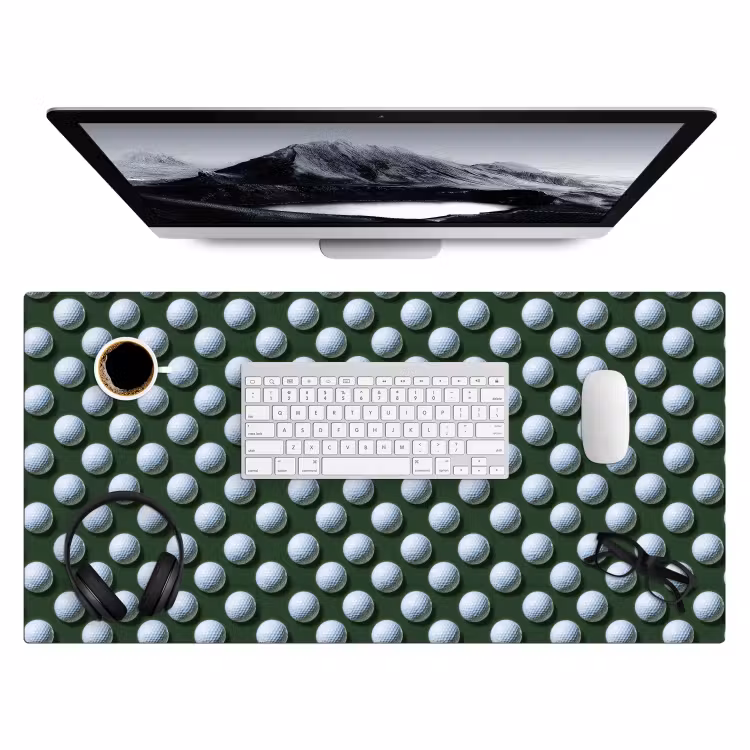 Ballen - Golf - Groen Muismat XXL klein 681 -3d