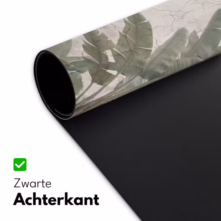 Bananenbladeren - Beton - Groen Muismat XXL klein -sfeer2