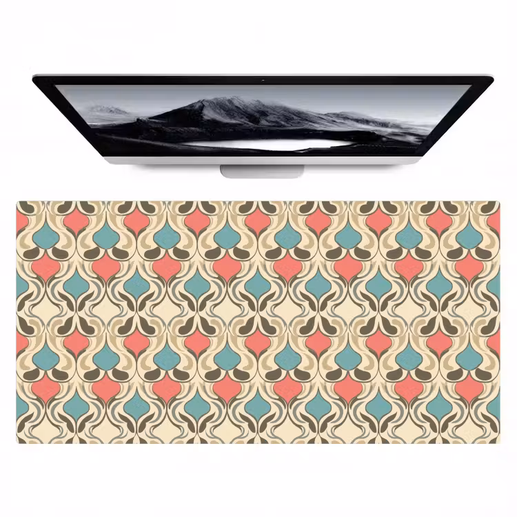Barok - Retro - Kleurrijk Muismat XXL klein 681 -zzz3d