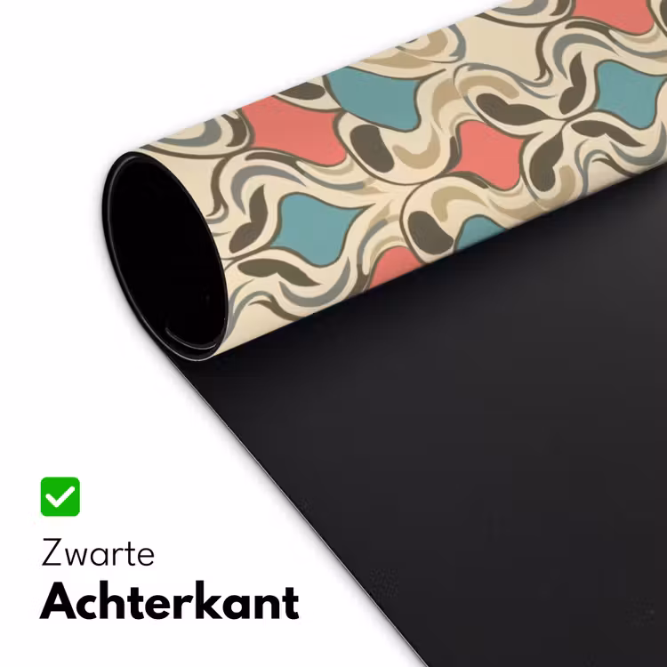 Barok - Retro - Kleurrijk Muismat XXL klein 681 -sfeer2