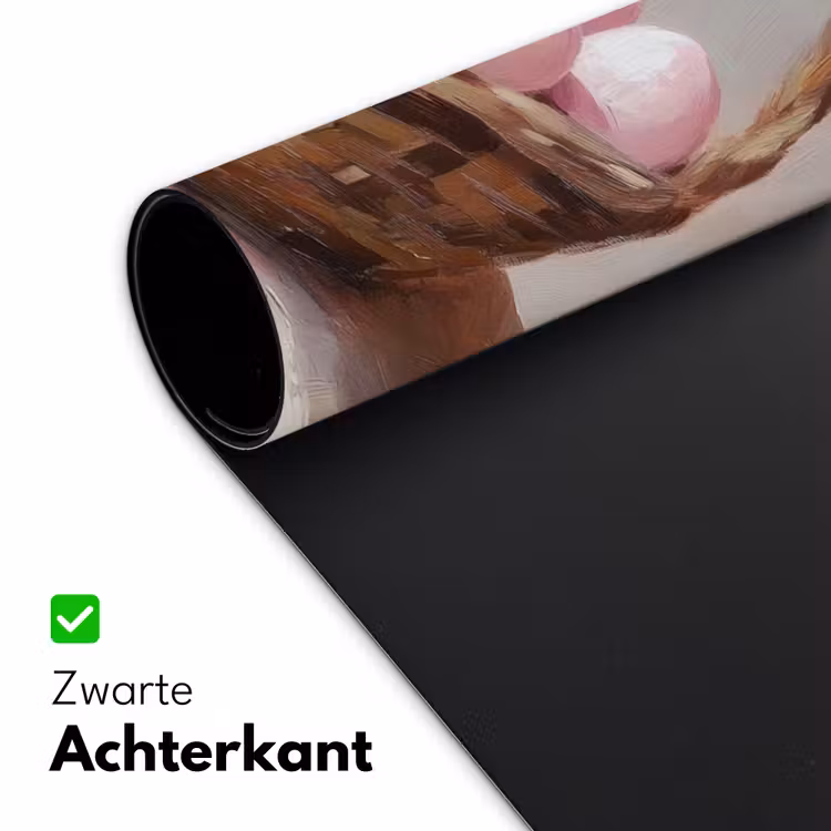 Mand - Eieren - Roze Muismat XXL klein -sfeer2
