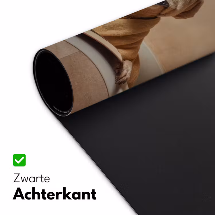 Bad - Hond - Boek - Zonnebril Muismat XXL klein -sfeer2