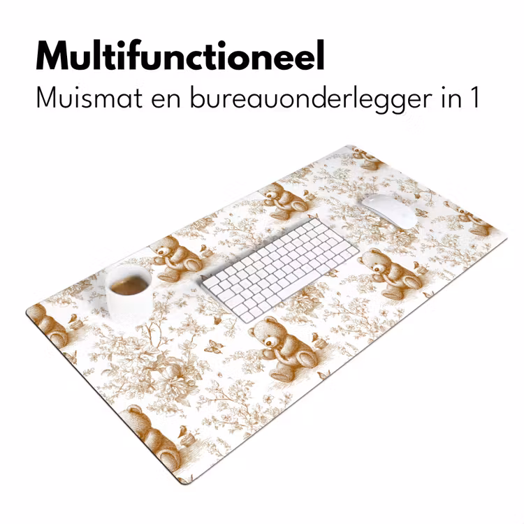Beer - Tijdloos - Bruin Muismat XXL klein 681 -sfeer4