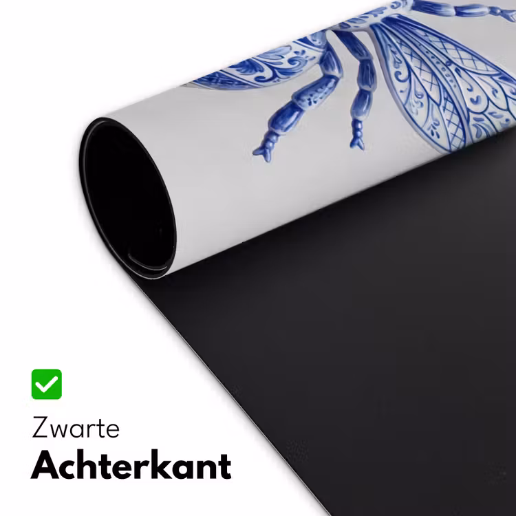 Bij - Modern - Delfts - Blauw Muismat XXL klein -sfeer2