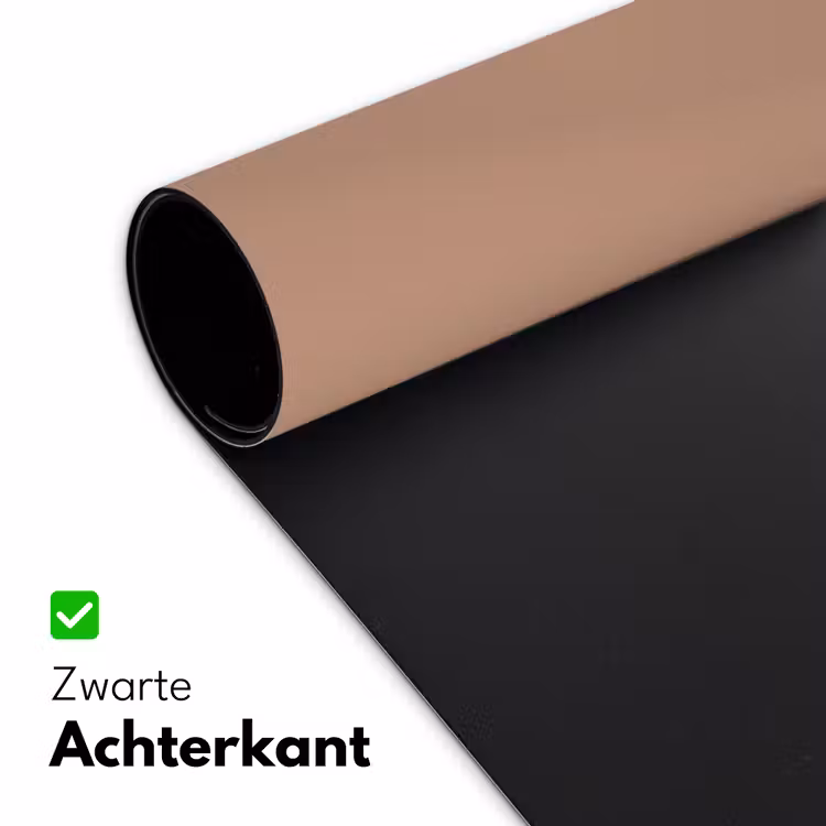 Beige - Kleur - Roze Muismat XXL klein -sfeer2
