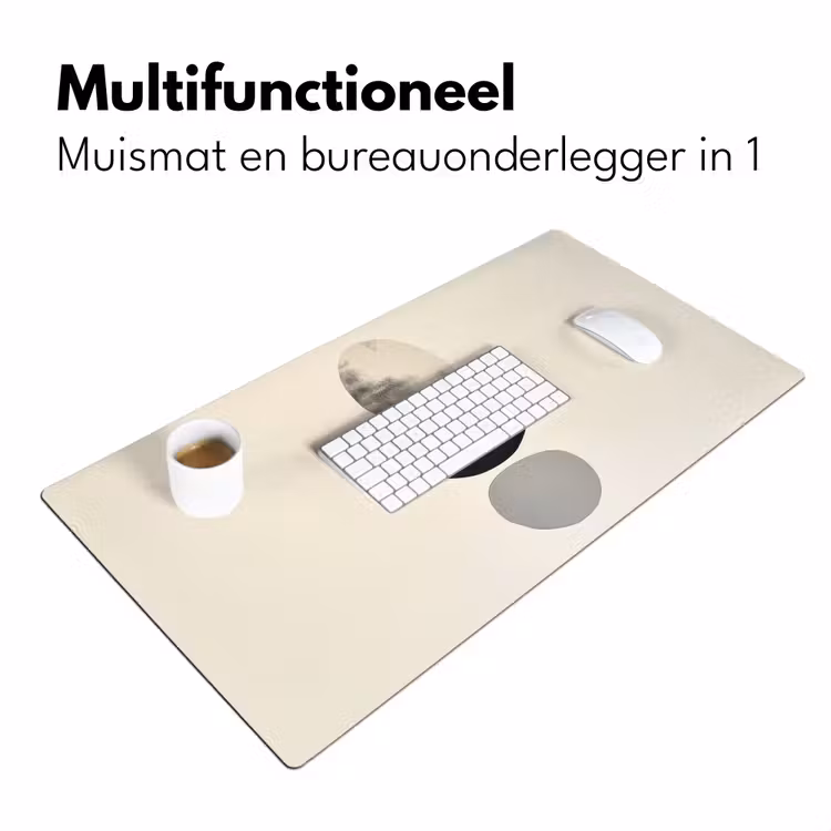 Beige - Japandi - Wabi sabi Muismat XXL klein -sfeer4