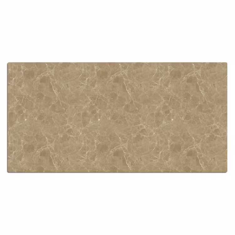 Beige - Marmer - Witte aders Muismat XXL klein 681 -3d_leeg