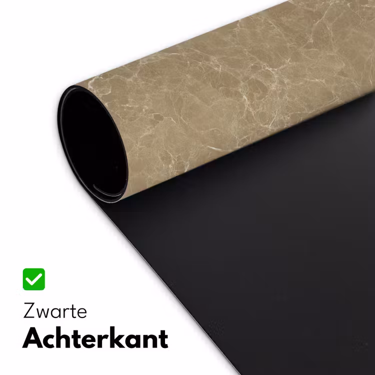 Beige - Marmer - Witte aders Muismat XXL klein 681 -sfeer2