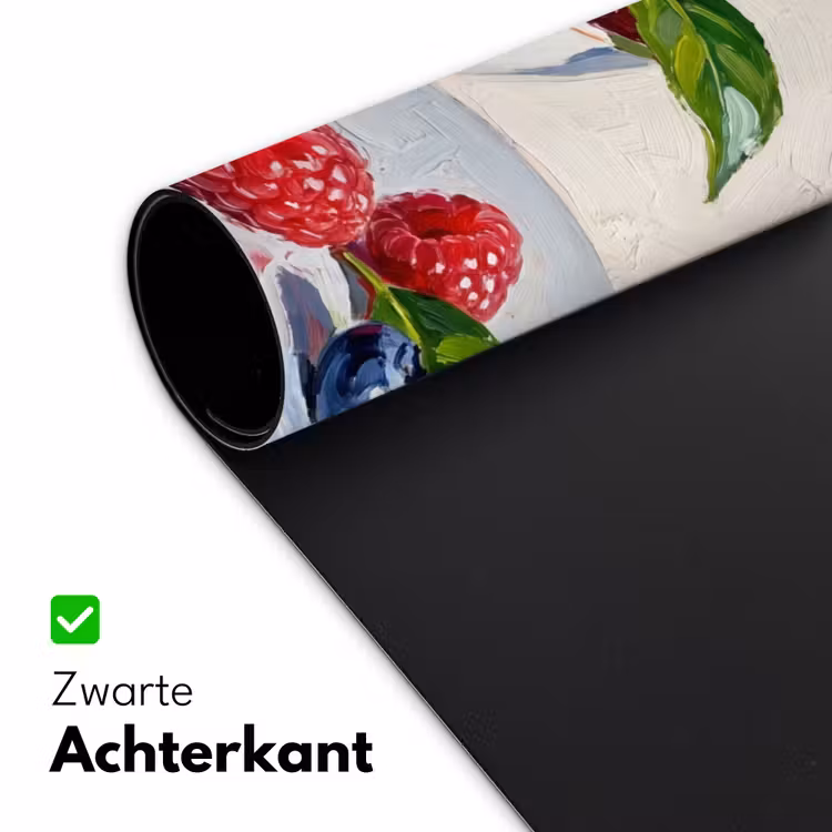 Desk Mat - Berries - Bowl - Food - Bessen - Kom - Eten Muismat XXL klein