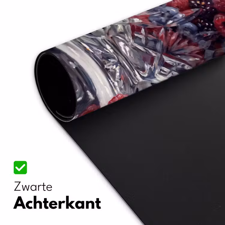 Desk Mat - Berries - Crystal - Still Life - Bessen - Kristal - Stilleven Muismat XXL klein