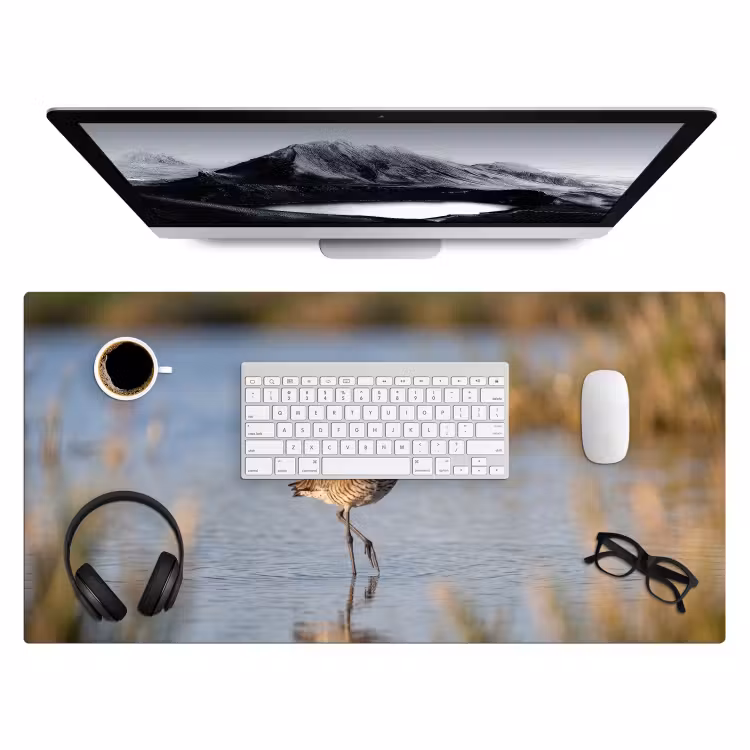Vogel - Steltloper - Water - Natuur Muismat XXL klein -3d