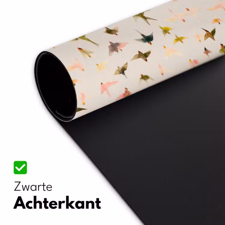 Vogels - Vliegen - Kleurrijk Muismat XXL klein 681 -sfeer2