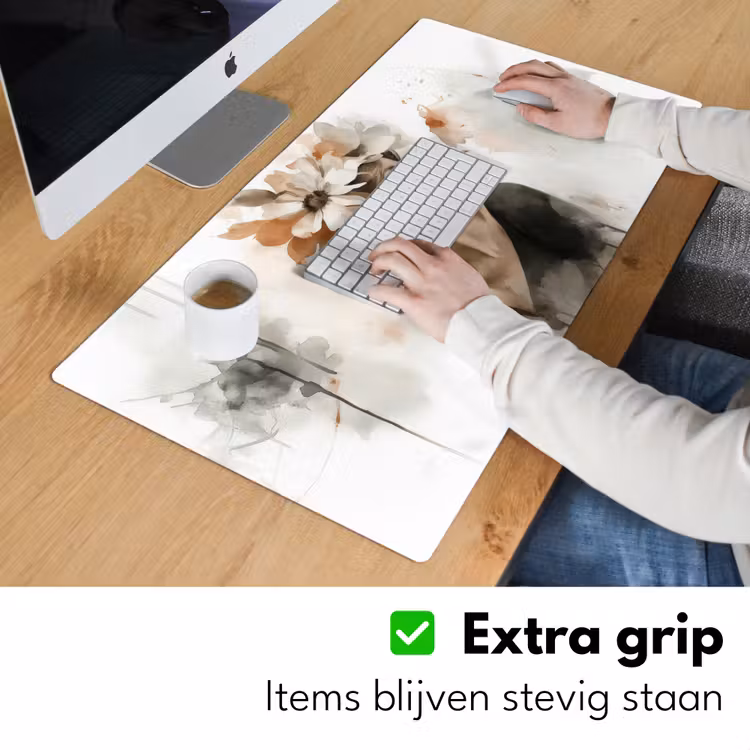 Bloesem - Portret - Gezicht Muismat XXL klein -sfeer3