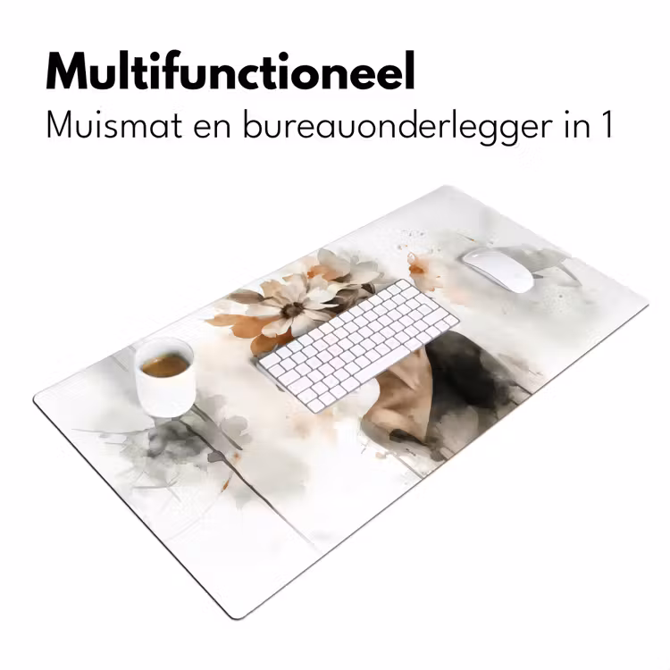 Bloesem - Portret - Gezicht Muismat XXL klein -sfeer4