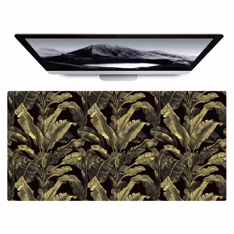 Botanisch - Bladeren - Groen Muismat XXL klein 681 -zzz3d