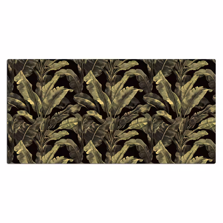 Botanisch - Bladeren - Groen Muismat XXL klein 681 -3d_leeg