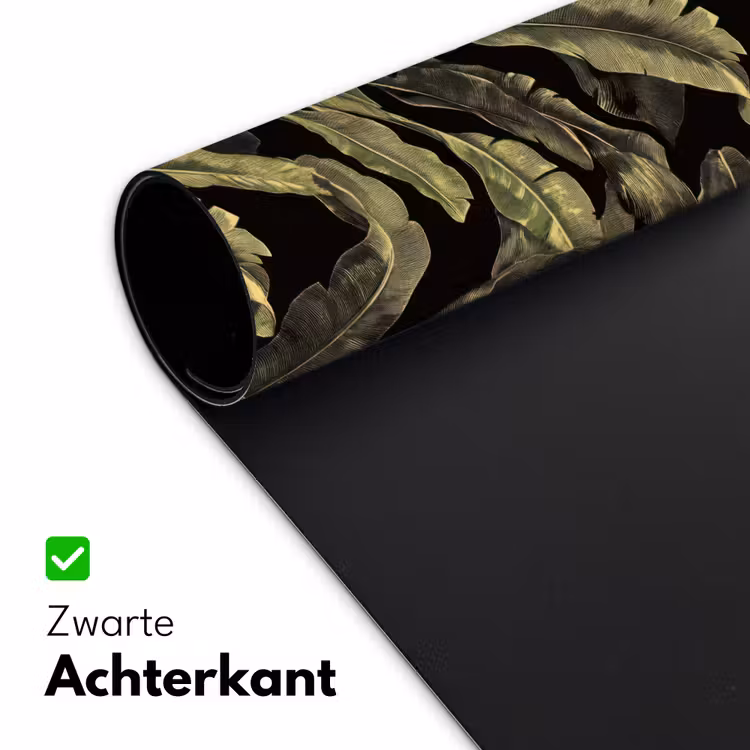 Botanisch - Bladeren - Groen Muismat XXL klein 681 -sfeer2