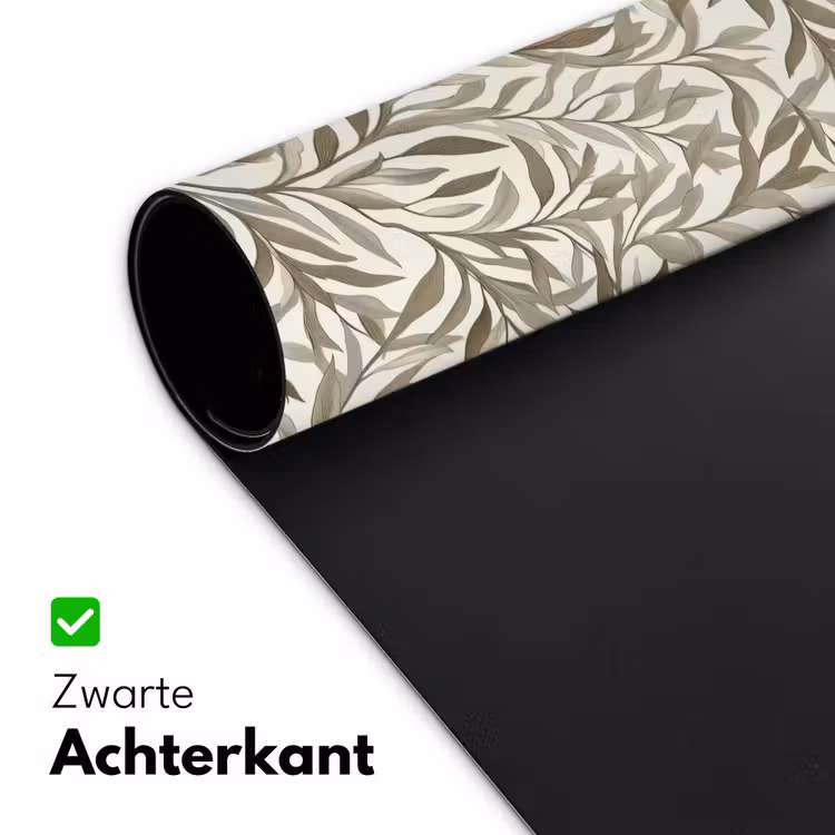 Takken - Botanisch - Taupe Muismat XXL klein 681 -sfeer2