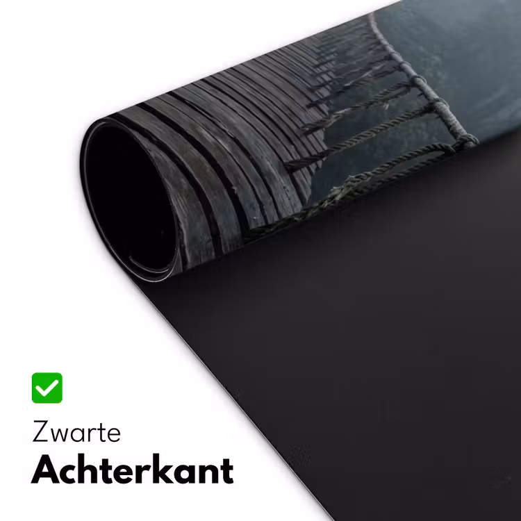 Brug - Jungle - Mist - Natuur Muismat XXL klein -sfeer2