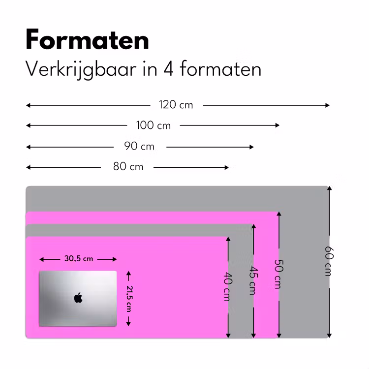 Bright - Orchid - Roze Muismat XXL klein 681 -sfeer5