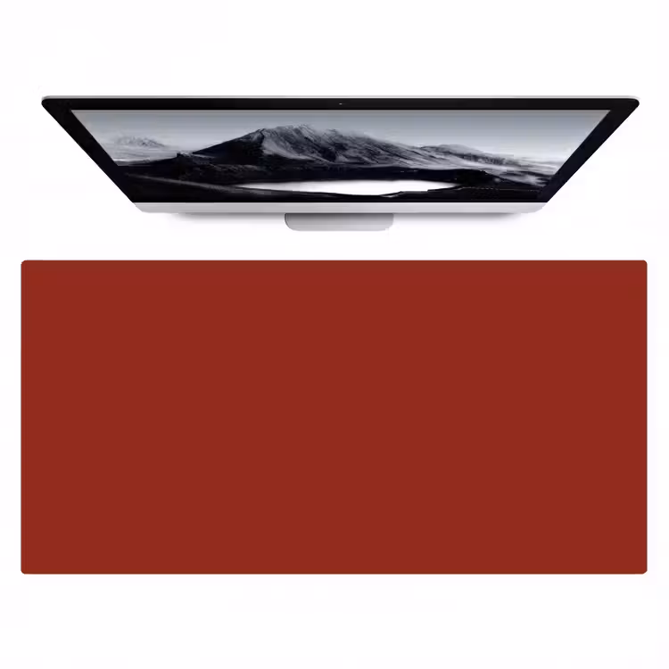 Burnt - Copper - Rood Muismat XXL klein 681 -zzz3d