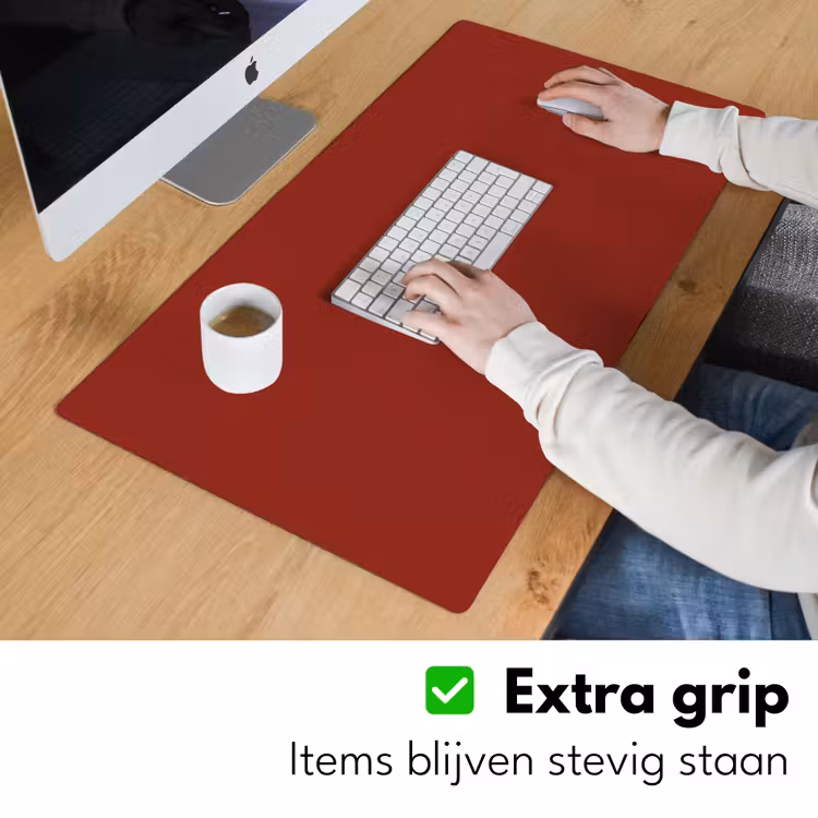 Burnt - Copper - Rood Muismat XXL klein 681 -sfeer3
