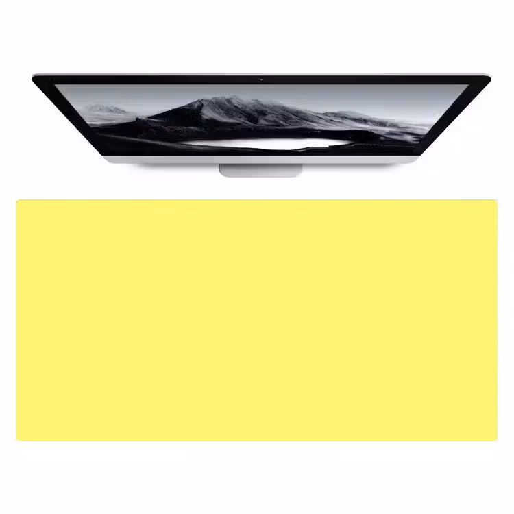 Buttery - Beige - Geel Muismat XXL klein 681 -zzz3d